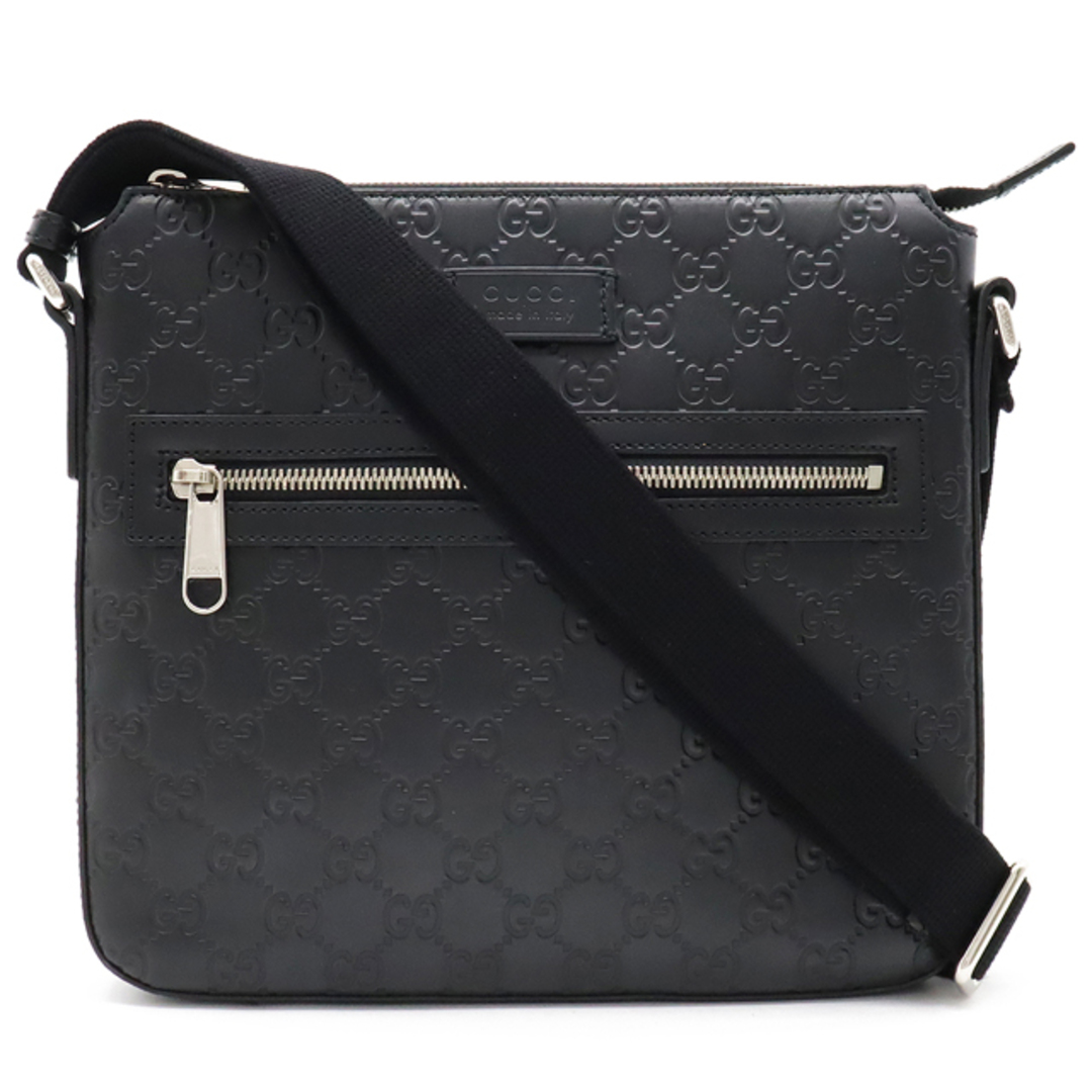 Gucci - グッチ グッチシマ ショルダーバッグ 斜め掛け レザー