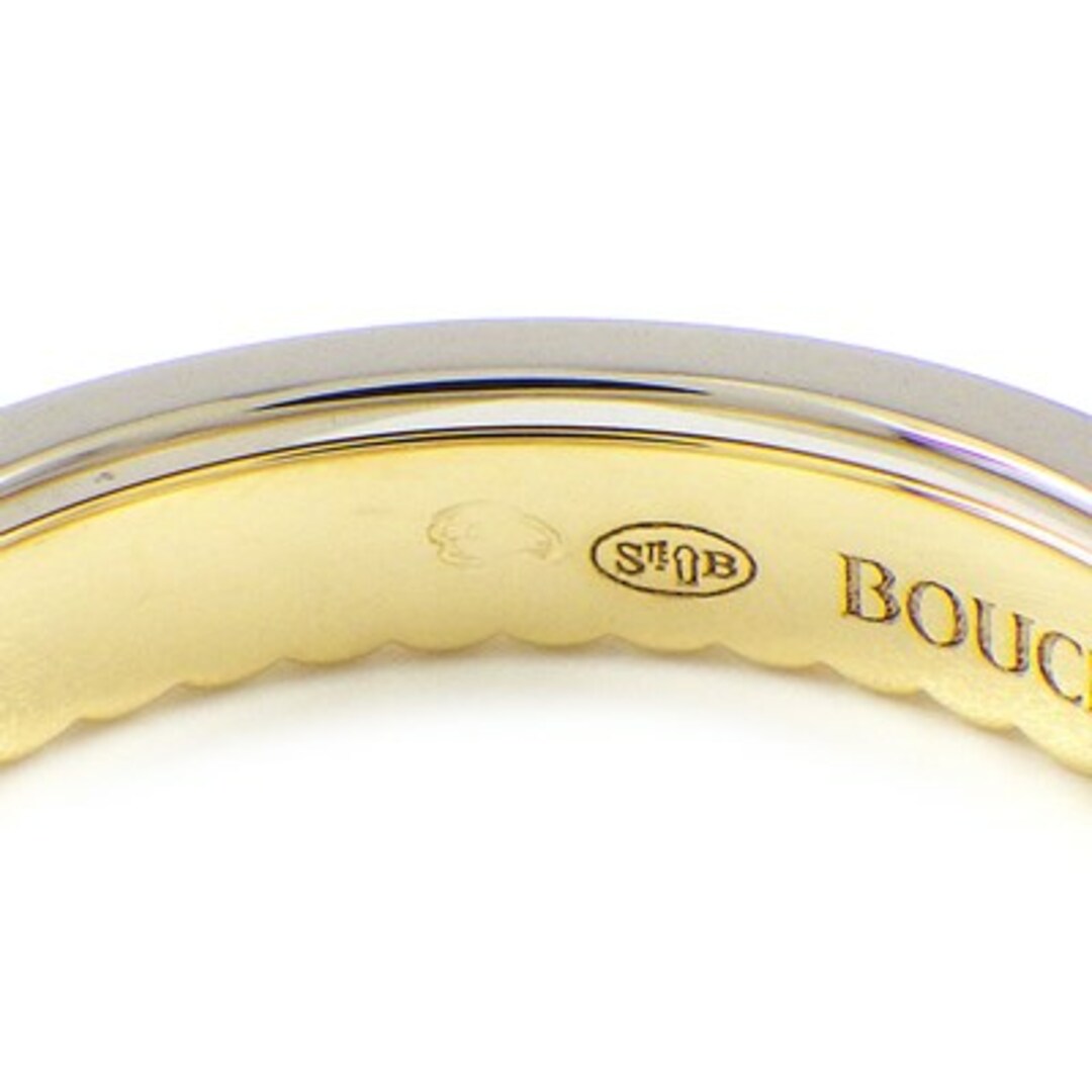 BOUCHERON(ブシュロン)のブシュロン BOUCHERON リング キャトル ラディアント ハーフ JAL00134 フル サークル 32ポイント ダイヤモンド 計0.23ct K18WG K18YG 9号 / #49 【箱・保付き】 【中古】 レディースのアクセサリー(リング(指輪))の商品写真