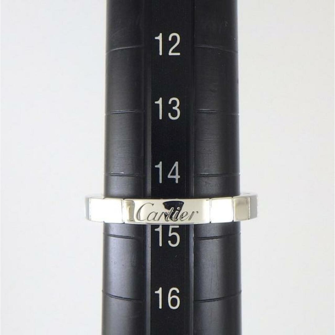 Cartier(カルティエ)のカルティエ Cartier リング ラニエール B4058700 ロゴ 1ポイント ダイヤモンド K18WG 14.5号 / #55 【中古】 レディースのアクセサリー(リング(指輪))の商品写真