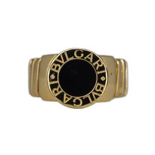 ブルガリ(BVLGARI)のBVLGARI ブルガリブルガリ トゥボガス オニキス 12号 リング・指輪 K18YG(リング(指輪))