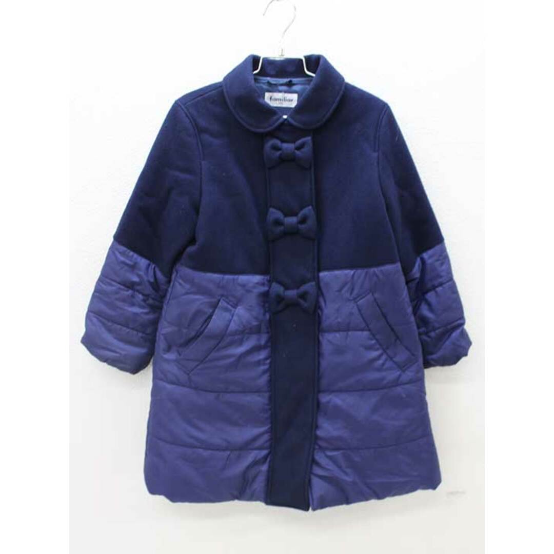 ▽ファミリア/familiar▽120cm 中綿コート 紺【中古】子供服 キッズ kids 女の子 冬 111122 | フリマアプリ ラクマ