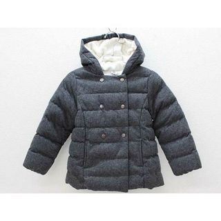 プチバトー(PETIT BATEAU)の▽プチバトー/PETIT BATEAU▽104cm 中綿ブルゾン グレー 裏起毛【中古】子供服 キッズ kids 女の子 秋冬 701122(ジャケット/上着)