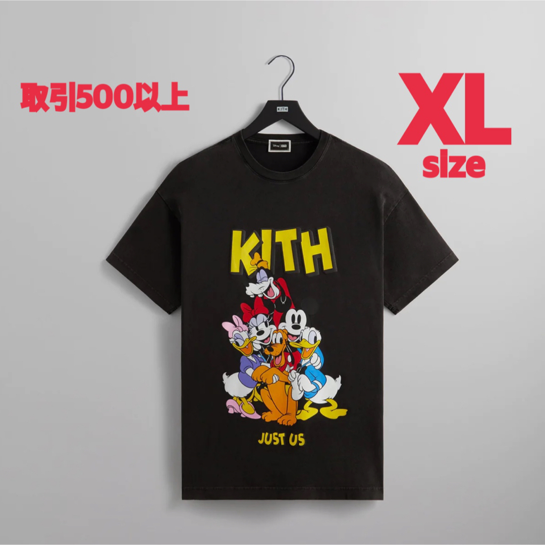 Disney Kith for Mickey Tee Black XLサイズメンズ