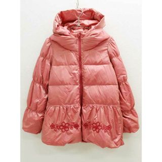 アナスイ(ANNA SUI)の[アナスイミニ/ANNA SUI mini]140cm ダウンジャケット ピンク フード収納可【中古】子供服 キッズ kids ジュニア 女の子 冬 701122(ジャケット/上着)