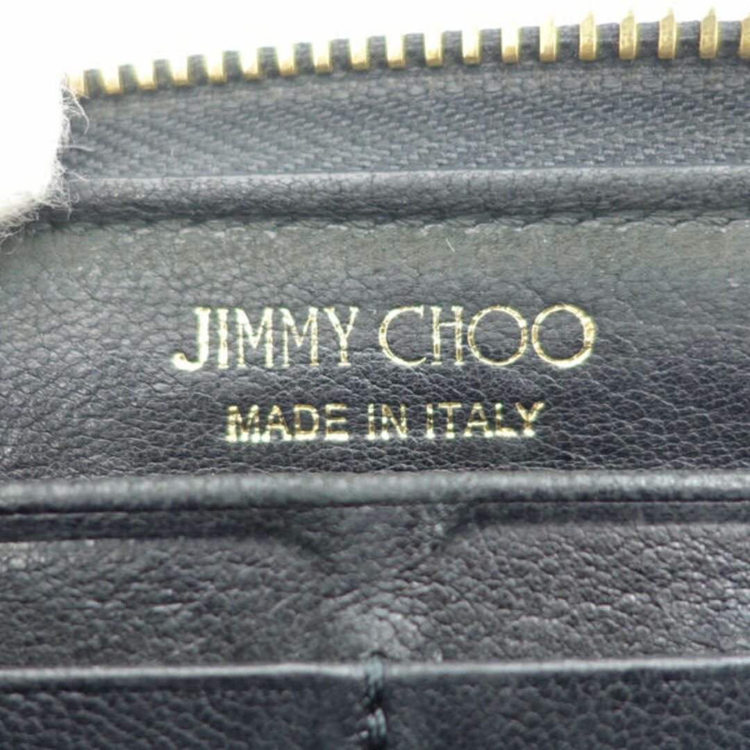 JIMMY CHOO / ジミー チュウ ◆スタースタッズ ラウンドファスナー長財布 ブラック 【財布/サイフ/ウォレット/wallet/コイン】 ブランド [0220470076]B詳細