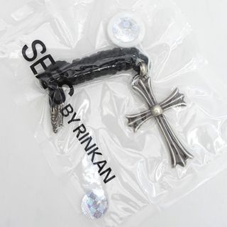 クロムハーツ(Chrome Hearts)のCHROME HEARTS / クロムハーツ ◆ラージCHクロス ネックレストップ Wベイル スクロールレザーブレード シルバー 925 【ネックレス/ペンダント/トップ/アクセサリー】 ブランド【中古】 [0220473179](ネックレス)