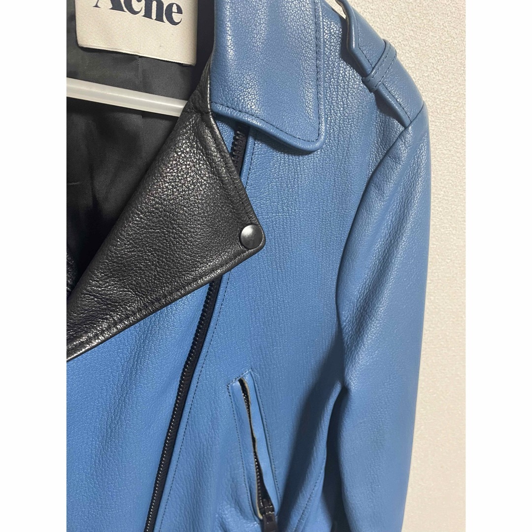 ACNE - 美品 ACNE アクネ レザー ライダース ジャケットの通販 by