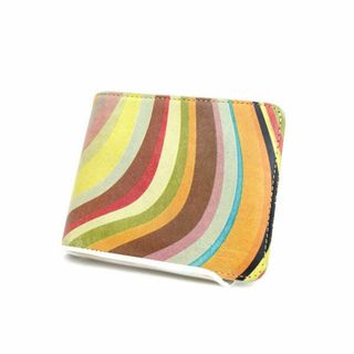 Paul Smith / ポールスミス ■マルチカラー 二つ折り財布 小銭入れ レザー 【財布/サイフ/ウォレット/wallet/コイン】 ブランド【中古】 [0990012685](長財布)