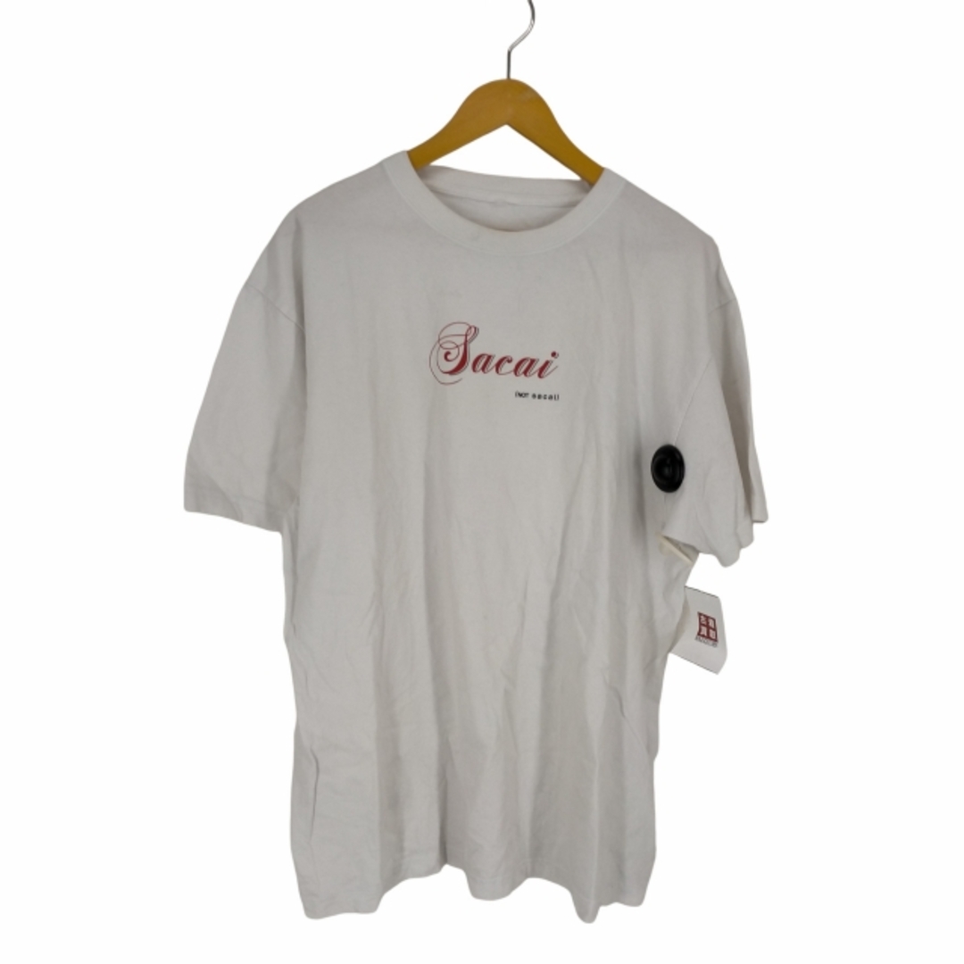 sacai - Sacai(サカイ) 両面ロゴTシャツ Sacai (NOT sacai)の通販 by