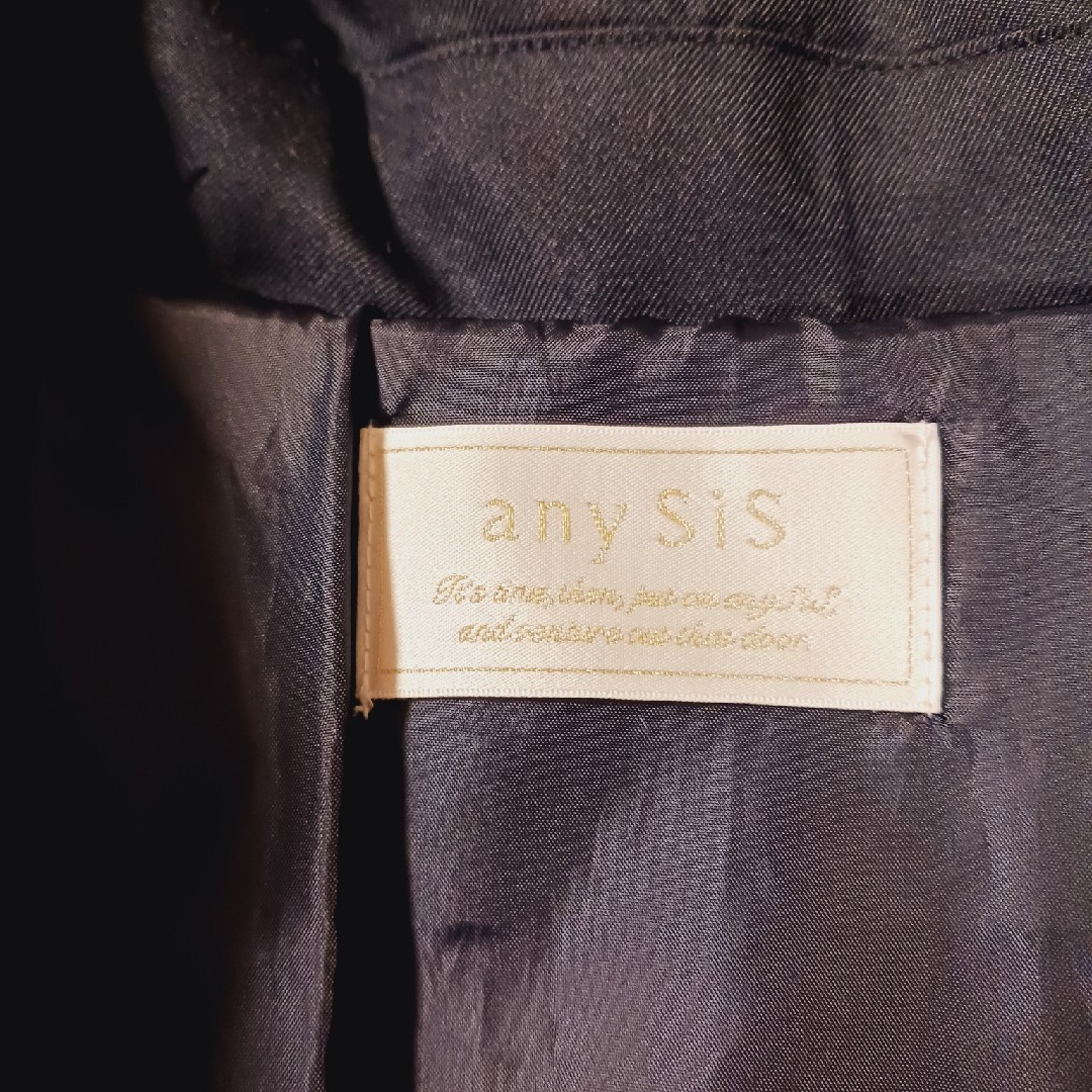 anySiS(エニィスィス)のエニシス　anysis　洗えるダウン　ブラック レディースのジャケット/アウター(ダウンコート)の商品写真
