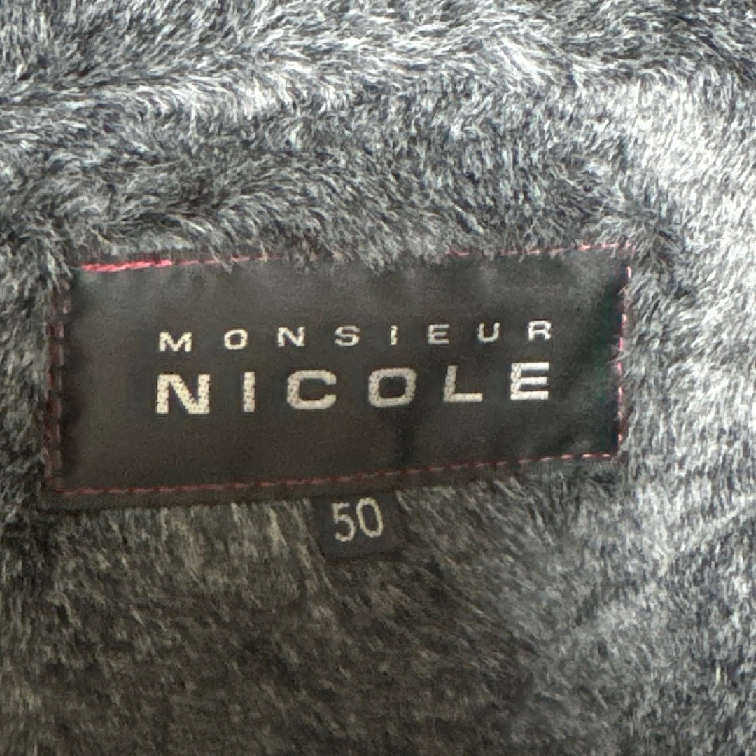 NICOLE(ニコル)のMONSIEUR NICOLE ニコル フェイクファー ムートン コート メンズのジャケット/アウター(その他)の商品写真