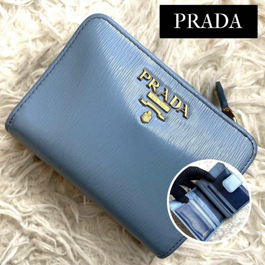 PRADA - ⋟美品⋞ 人気品 / プラダ バイフォールドコンパクト