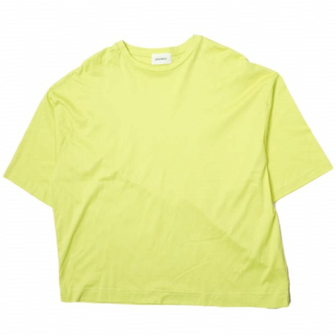 ADAWAS(アダワス)のADAWAS アダワス 23SS 日本製 OVERSIZED T-SHIRT オーバーサイズTシャツ ADWS-208-35 Free LIME 半袖 トップス【中古】【ADAWAS】 レディースのトップス(Tシャツ(半袖/袖なし))の商品写真