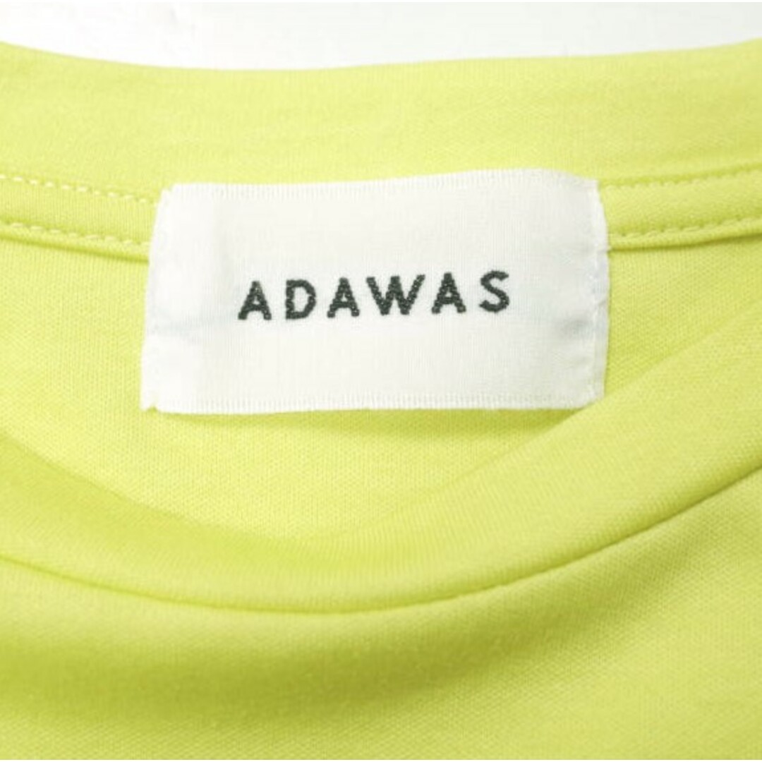 ADAWAS(アダワス)のADAWAS アダワス 23SS 日本製 OVERSIZED T-SHIRT オーバーサイズTシャツ ADWS-208-35 Free LIME 半袖 トップス【中古】【ADAWAS】 レディースのトップス(Tシャツ(半袖/袖なし))の商品写真