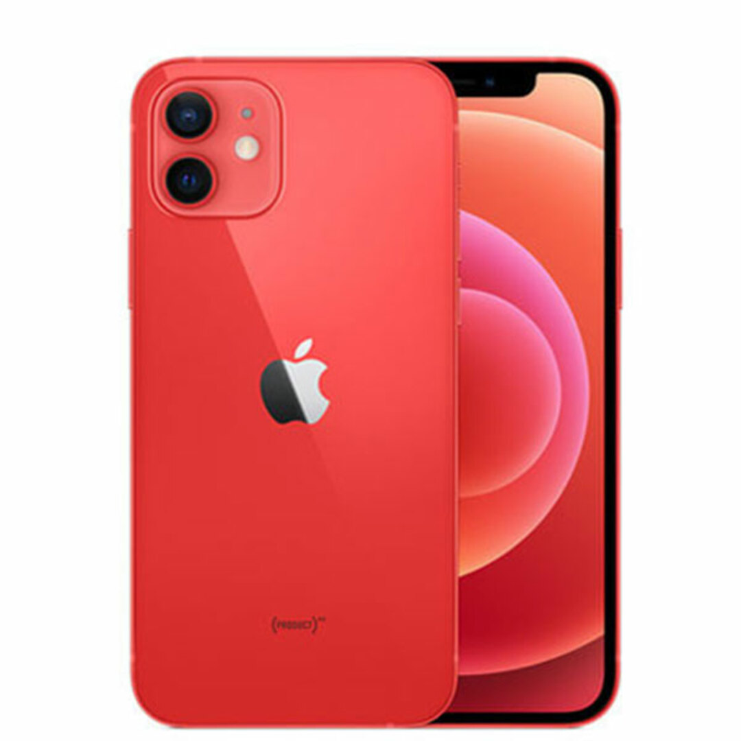 バッテリー90%以上  iPhone12 mini 64GB RED SIMフリー 本体 スマホ iPhone 12 mini アイフォン アップル apple 【送料無料】 ip12mmtm1249bのサムネイル