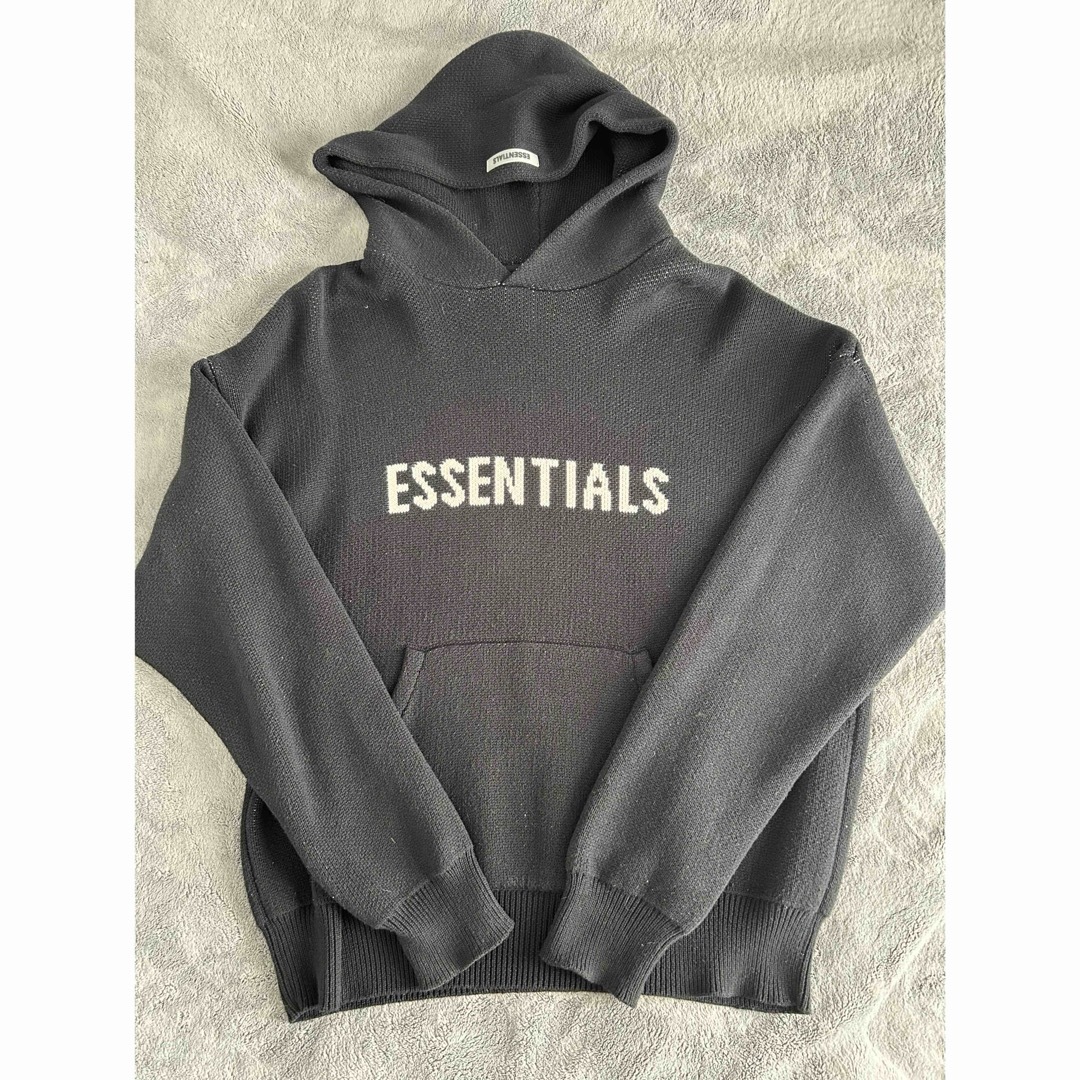 FEAR OF GOD - ESSENTIALS エッセンシャル ニットパーカー L の通販 by