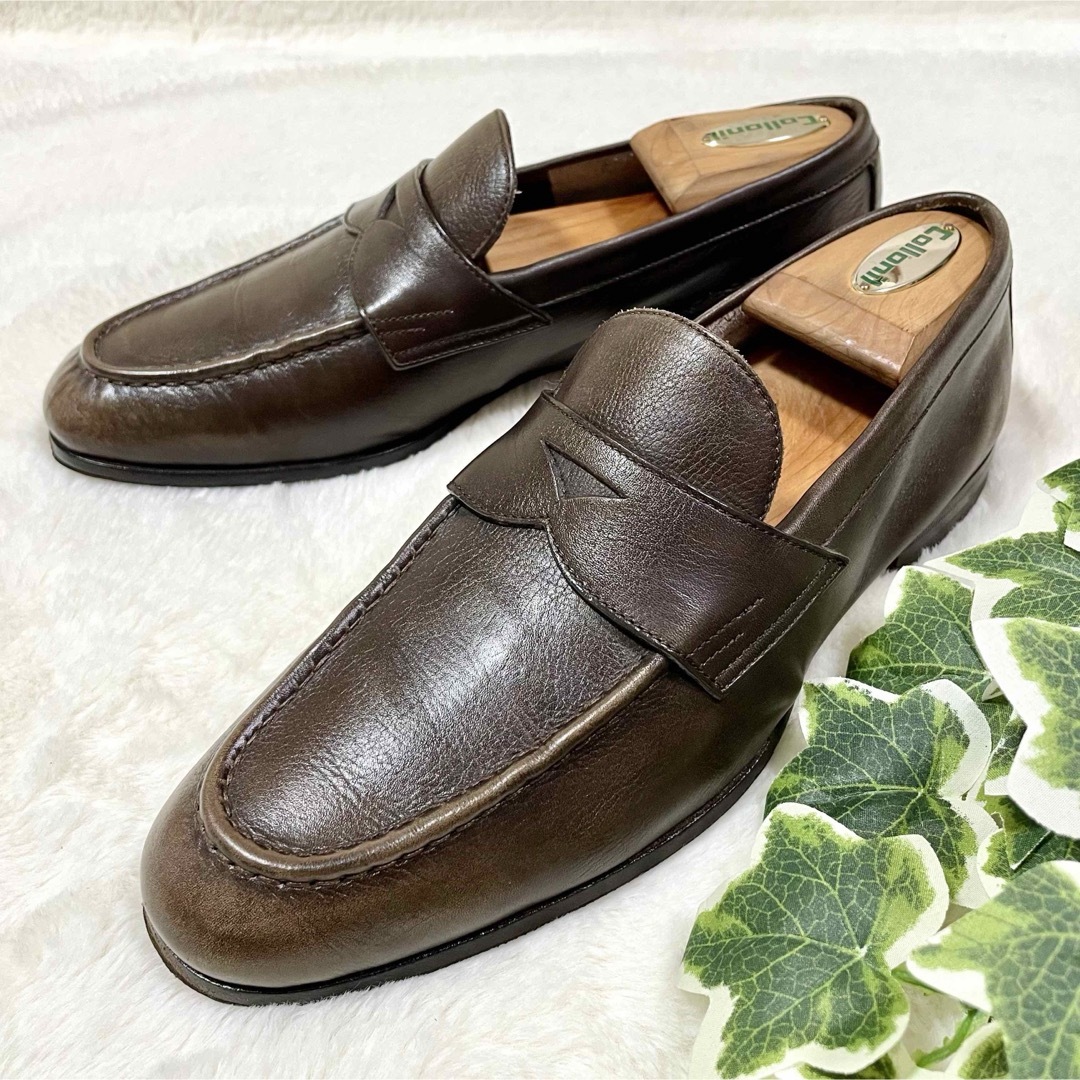 【高級】 Santoni サントーニ ファットアマーノ コインローファーメンズ