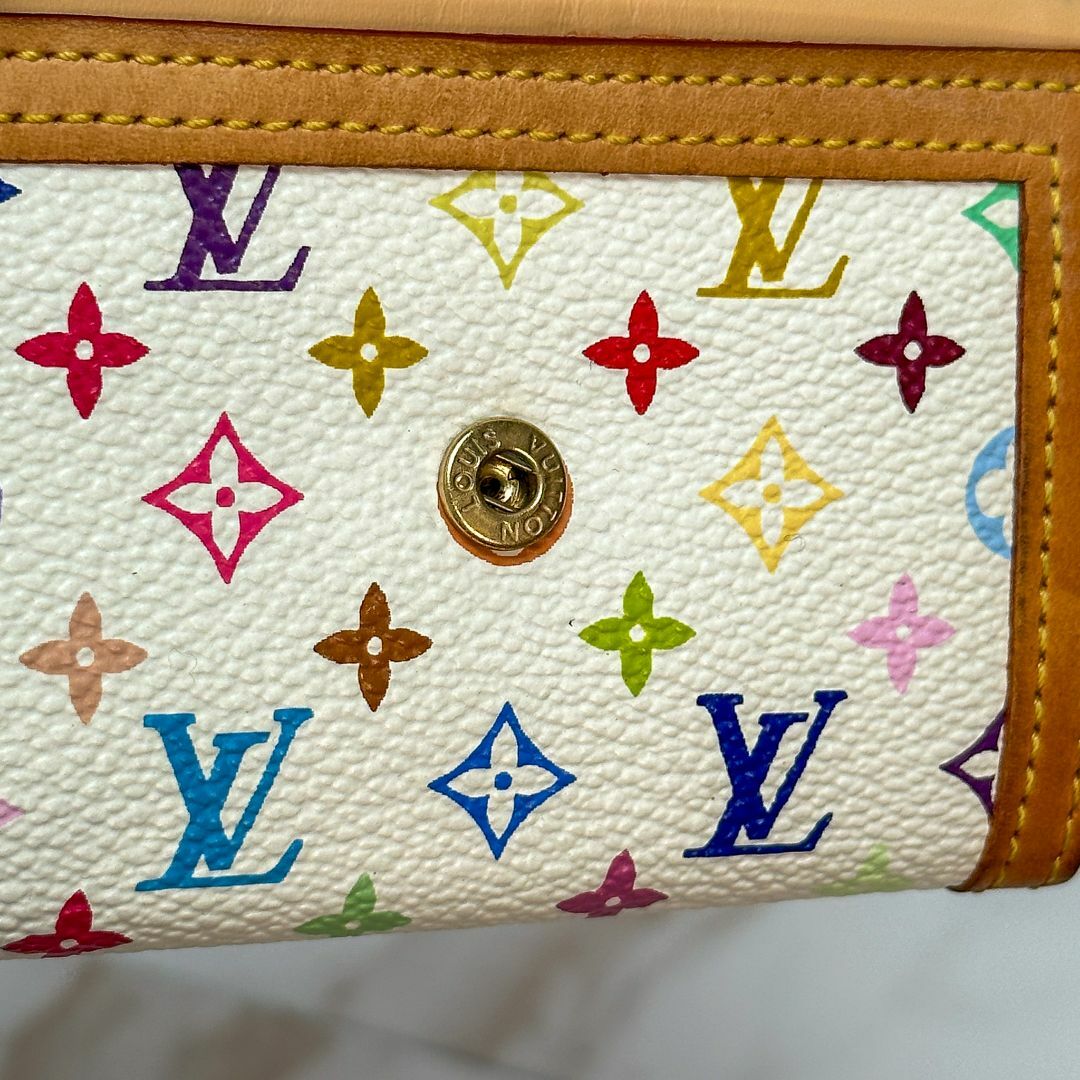 LOUIS VUITTON - ルイヴィトン ポルトモネ プラ モノグラム マルチ