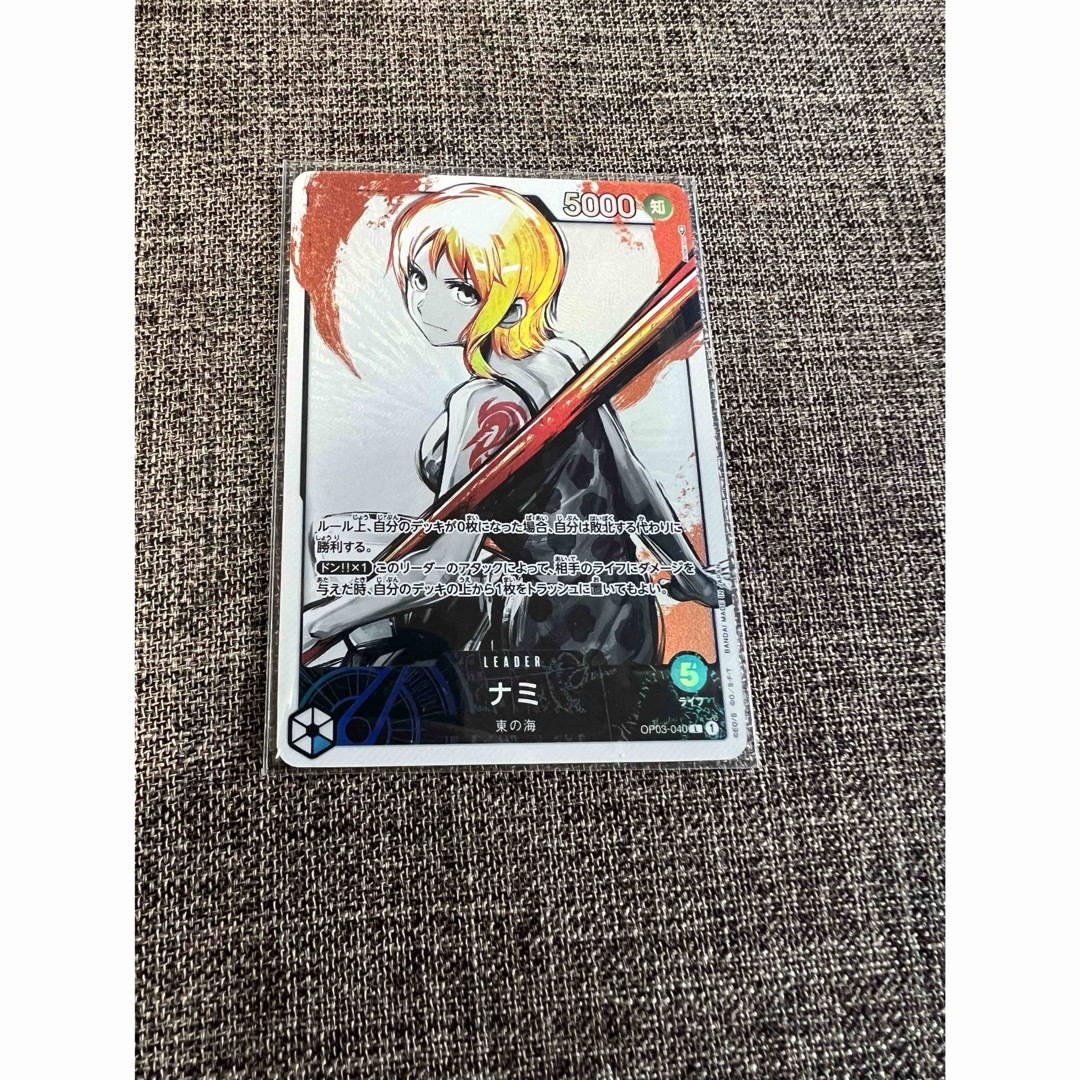 ナミ　OP03-040 L エンタメ/ホビーのトレーディングカード(シングルカード)の商品写真