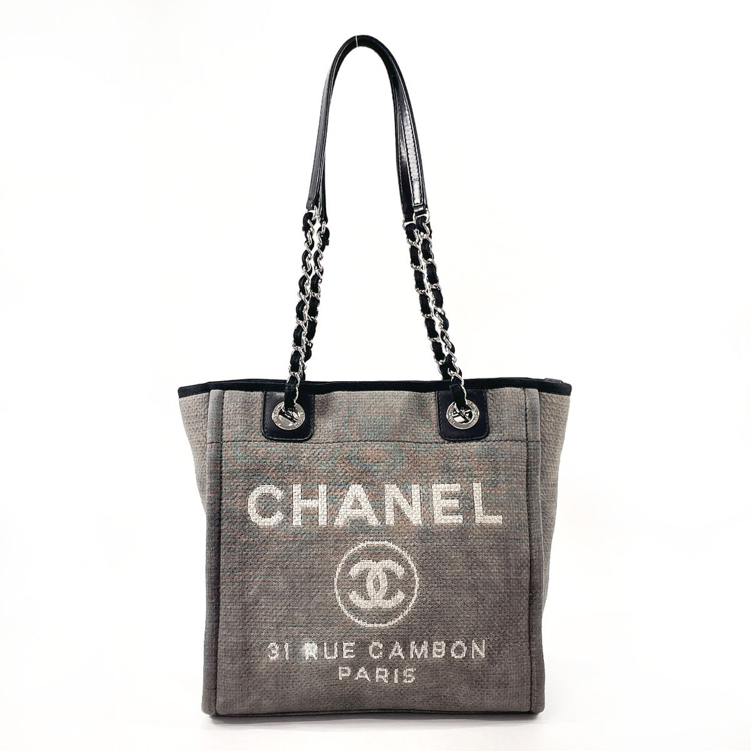 CHANEL - シャネル トートバッグ ドーヴィル PM グレーの通販 by J-P ...