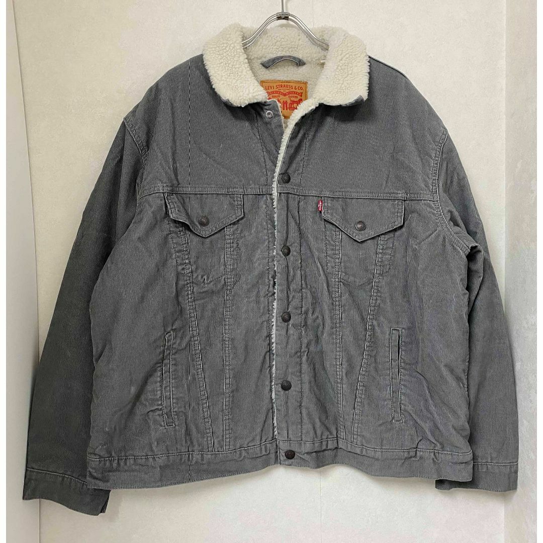 Levi's(リーバイス)の新品 XXL ★ リーバイス シェルパ トラッカージャケット グレー US-XL メンズのジャケット/アウター(Gジャン/デニムジャケット)の商品写真