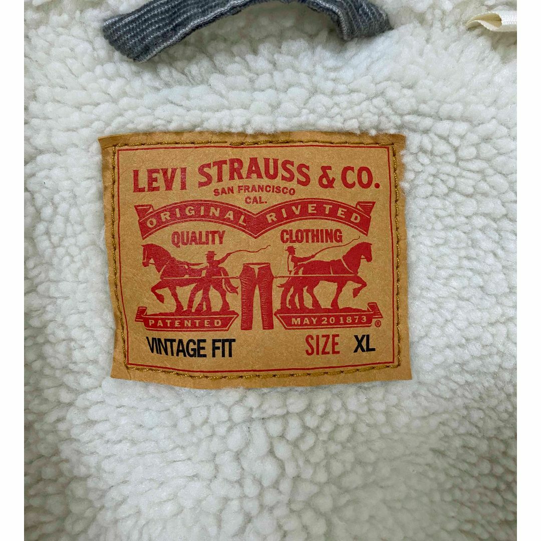 Levi's(リーバイス)の新品 XXL ★ リーバイス シェルパ トラッカージャケット グレー US-XL メンズのジャケット/アウター(Gジャン/デニムジャケット)の商品写真