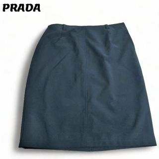 PRADA - プラダ イタリア製 シルクブレンド プリーツ スカート 44