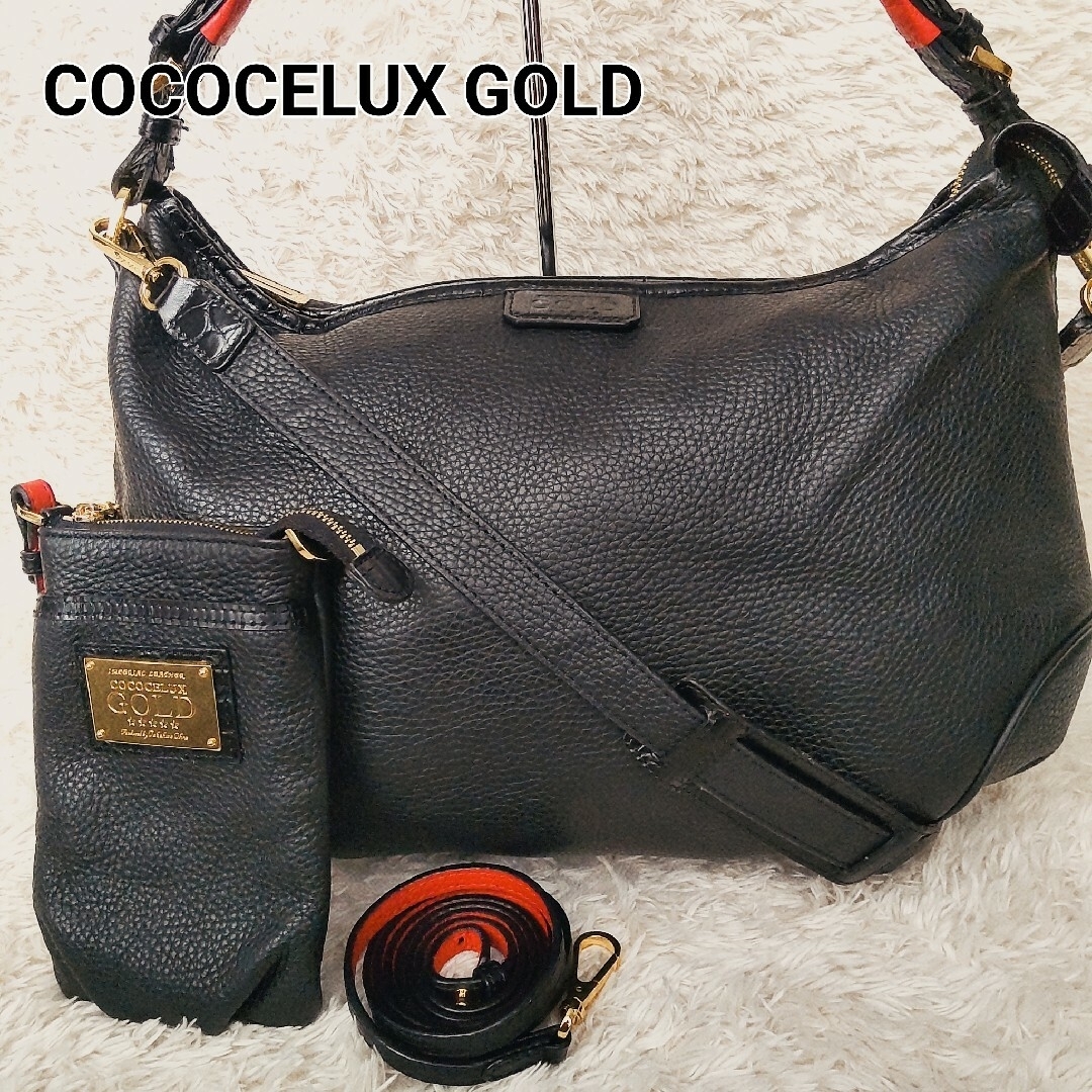 COCOCELUX GOLD  ココセリュクスゴールド　ショルダーバッグ