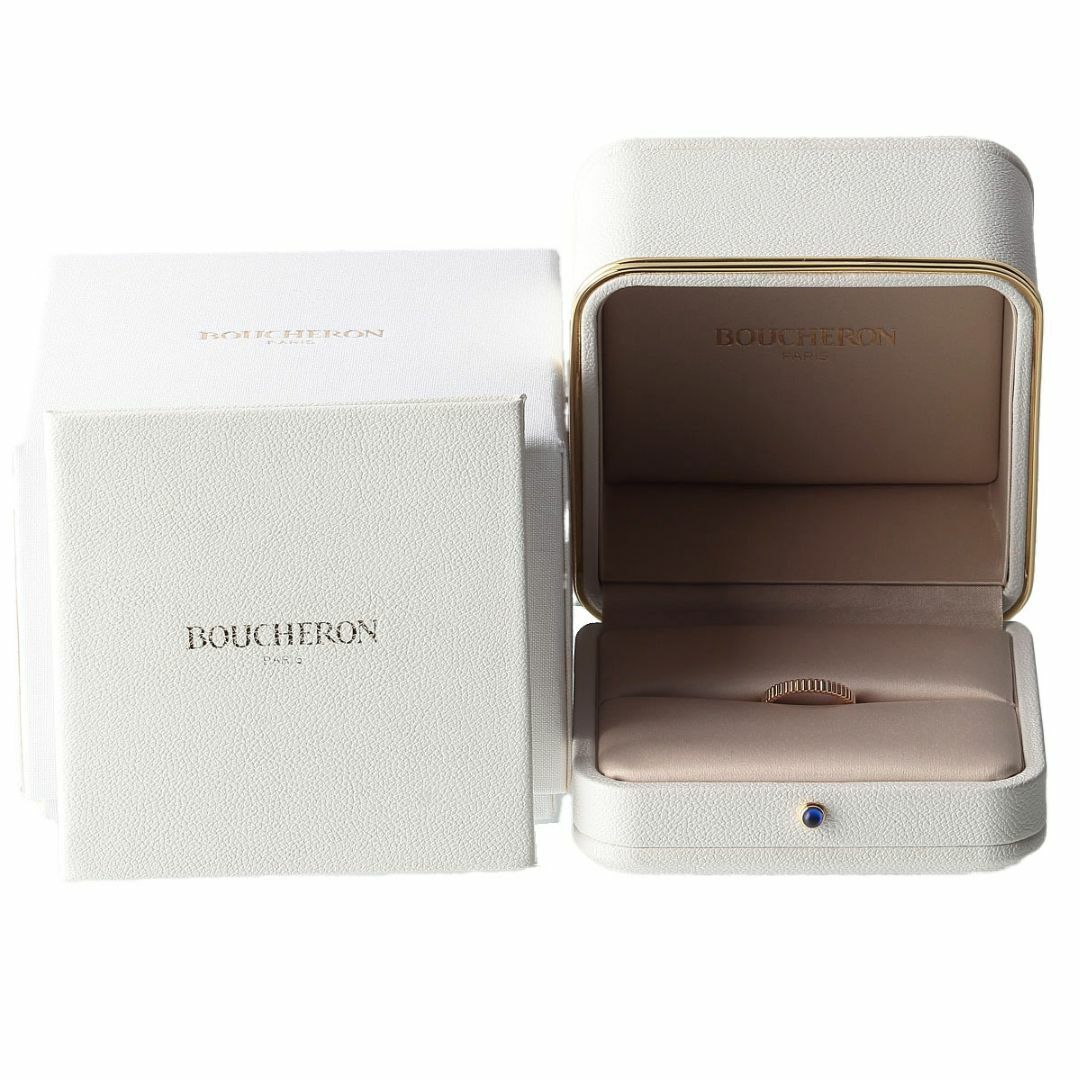 BOUCHERON(ブシュロン)のブシュロン グログラン リング スモール #55 AU750YG 箱 保証書(2023年8月) BOUCHERON【14652】 レディースのアクセサリー(リング(指輪))の商品写真