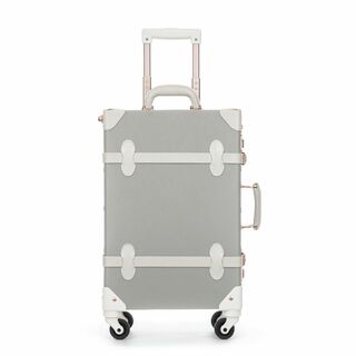 【色: Gray】スーツケース キャリーケース 超細繊維PU 防水 傷にくい 汚(その他)