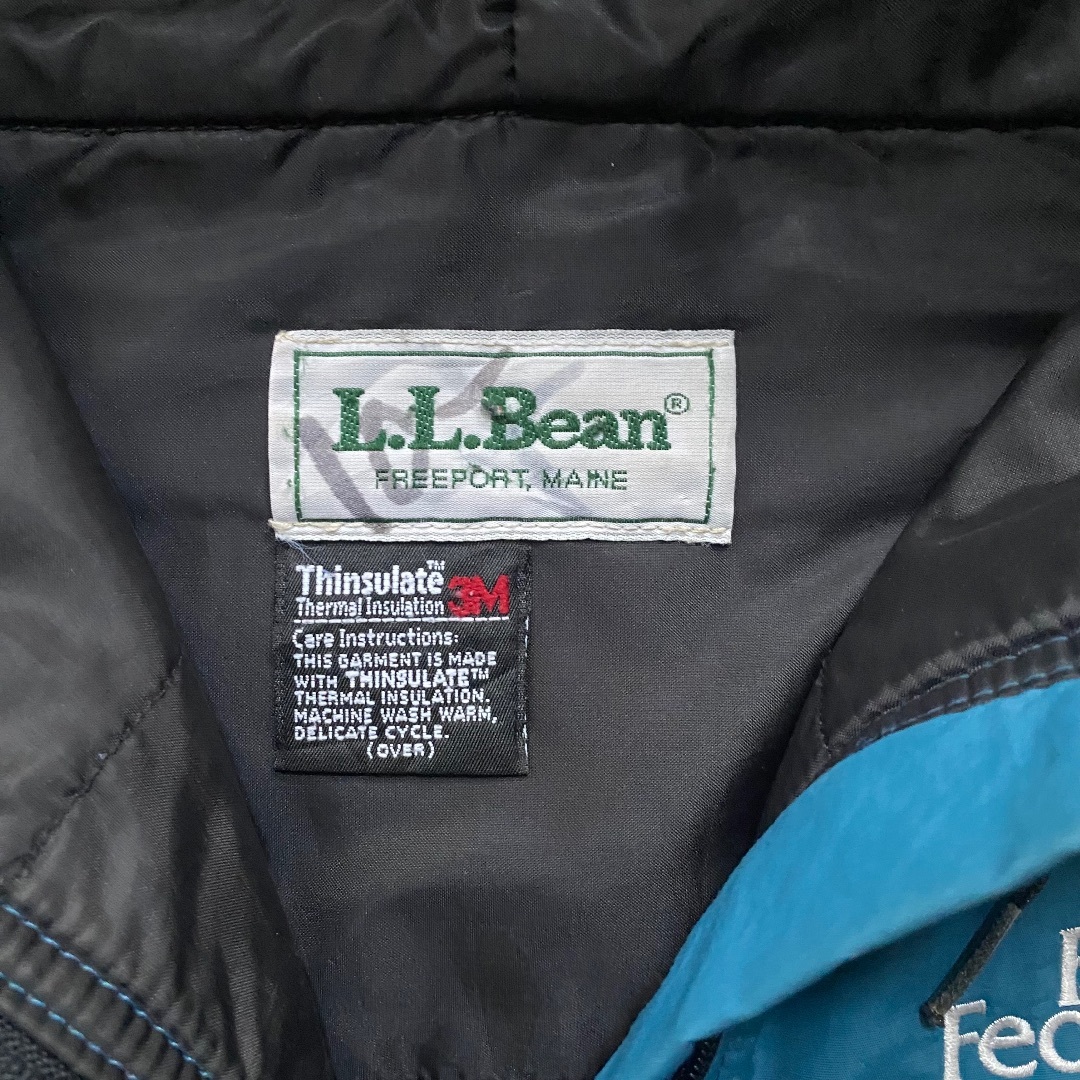 L.L.Bean - 80s エルエルビーン アノラック 中綿入り ターコイズ