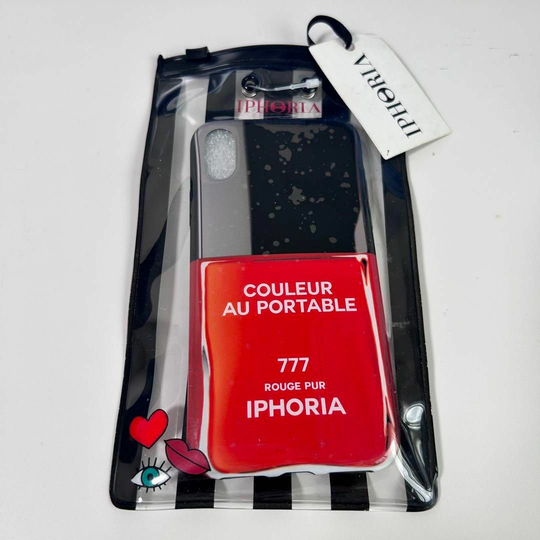 IPHORIA(アイフォリア)のアイフォリア 2点 新品 iPhoneX / iPhoneXS用 ピンク 赤 スマホ/家電/カメラのスマホアクセサリー(iPhoneケース)の商品写真