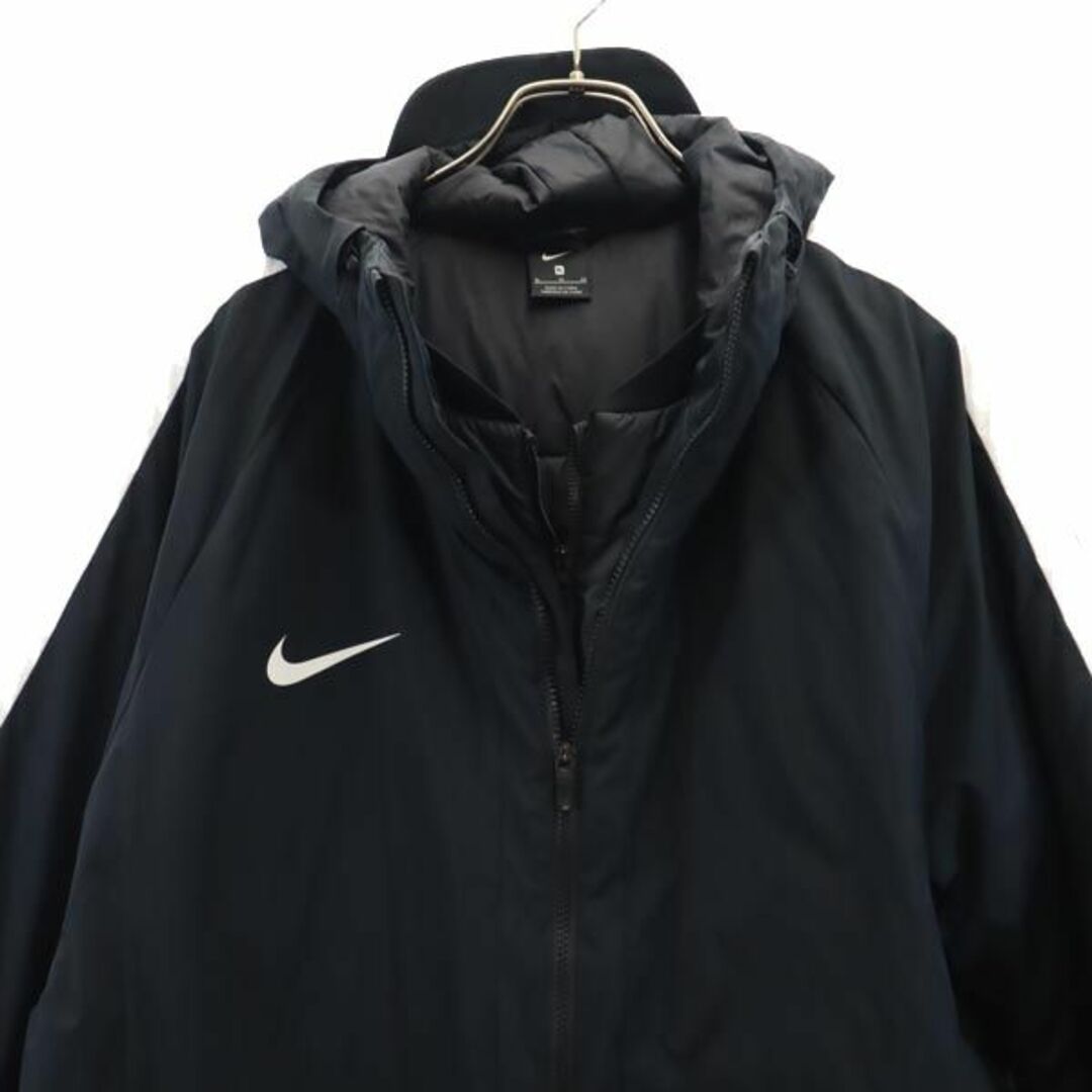 NIKE - ナイキ 中綿 ベンチコート XL 黒 NIKE メンズ 古着 【231124