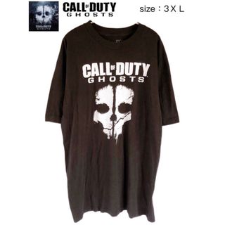 Call of Duty Ghosts　Tシャツ　3XL　黒　USA古着(Tシャツ/カットソー(半袖/袖なし))