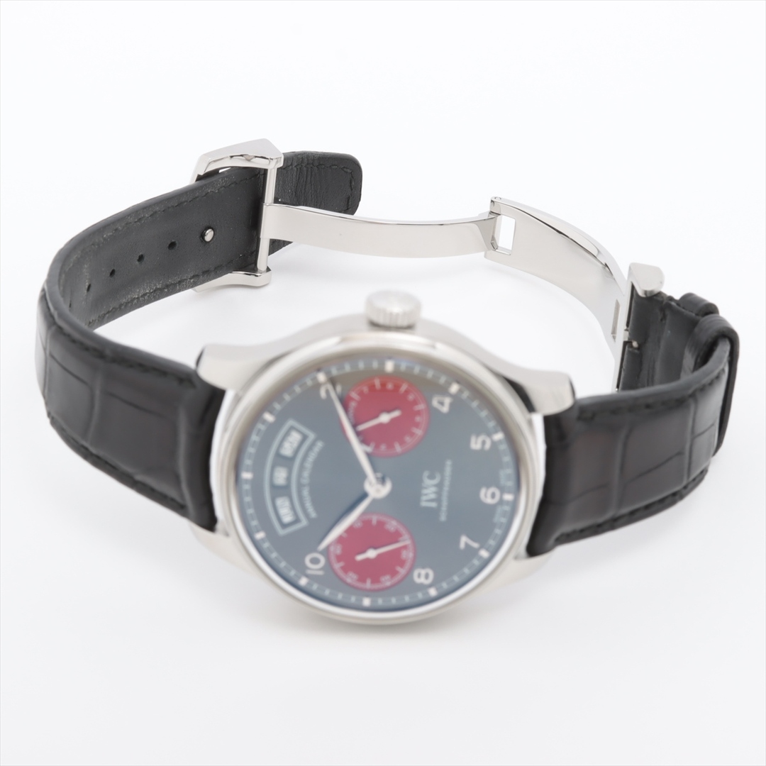 IWC(インターナショナルウォッチカンパニー)のIWC ポルトギーゼ アニュアルカレンダー SS×革   メンズ 腕時計 メンズの時計(腕時計(アナログ))の商品写真