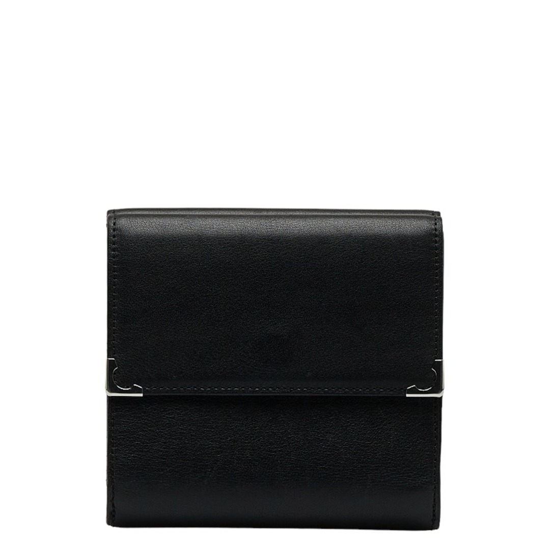 Cartier - 美品 カルティエ マストライン 二つ折り財布 レザー メンズ