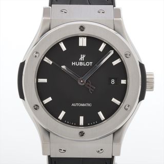 ウブロ(HUBLOT)のウブロ クラシックフュージョン TI×革×ラバー   メンズ 腕時計(腕時計(アナログ))