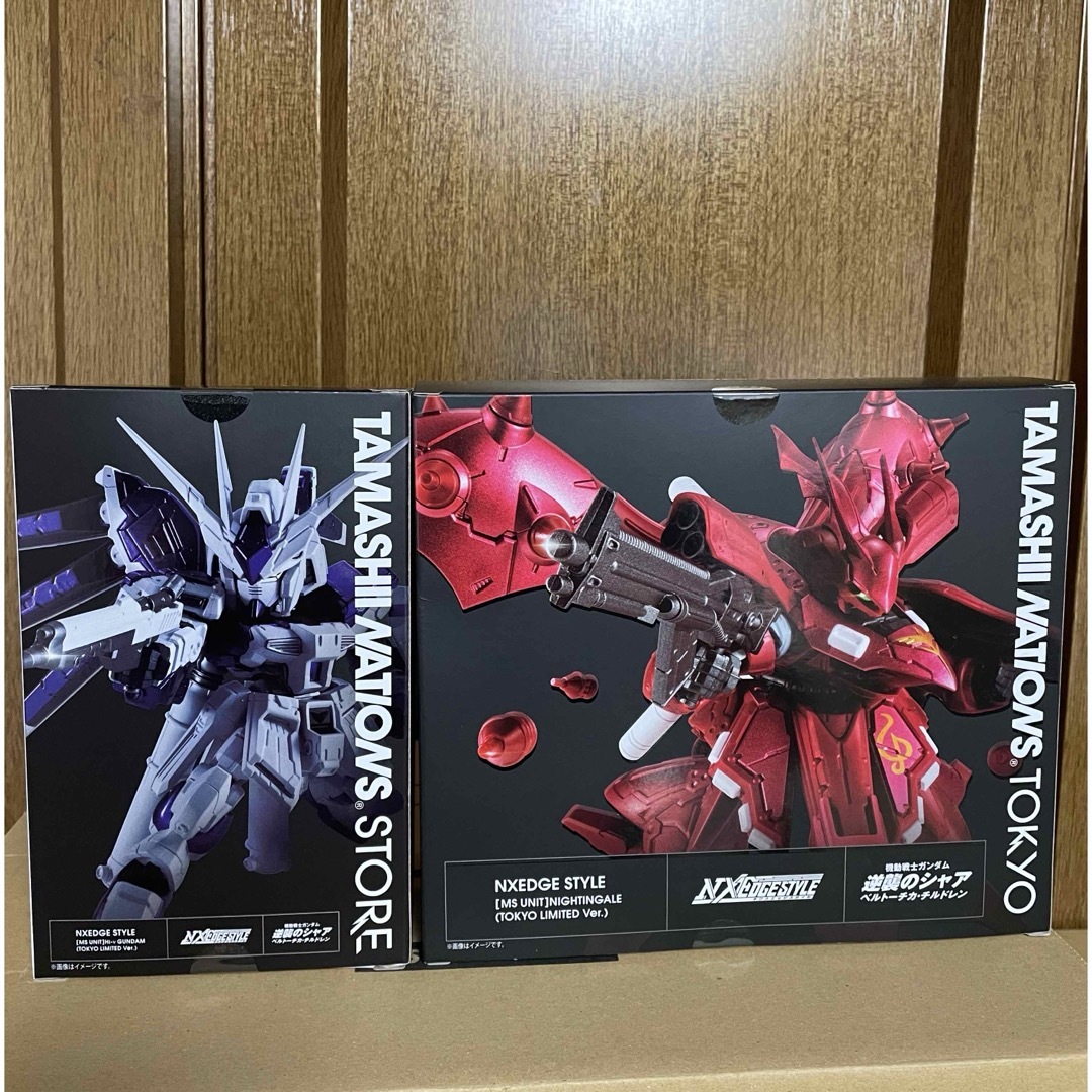 BANDAI(バンダイ)の ネクスエッジTOKYO LIMITEDナイチンゲール Hi-νガンダムセット エンタメ/ホビーのフィギュア(アニメ/ゲーム)の商品写真