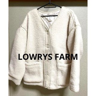 ローリーズファーム(LOWRYS FARM)のLOWRYS FARM ボアブルゾン アウター(ブルゾン)