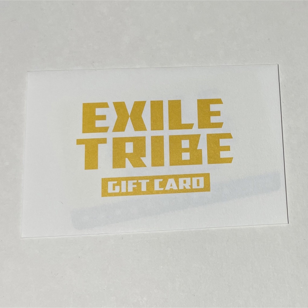 代引き不可】 EXILE TRIBE ギフトカード 10，000円分 | rachmian.com