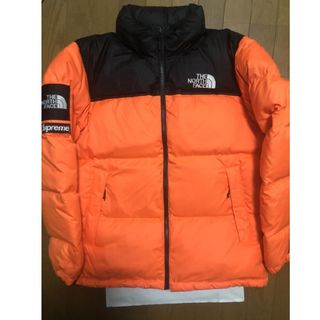 ザノースフェイス(THE NORTH FACE)のsupreme the north face パワーオレンジ(ダウンジャケット)