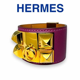 エルメス(Hermes)のエルメス コリエ ド シアン ブレスレット バングル 腕輪 スタッズ メドール(ブレスレット/バングル)