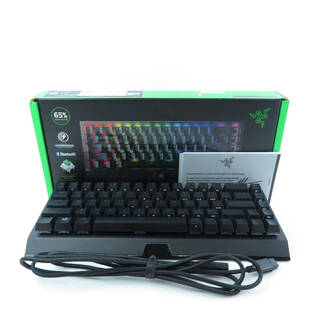 レイザー(LAZER)の美品 RAZER レイザー BLACKWIDOW V3 MINI HYPERSPOEED ゲーミングキーボード 1点 FPS eスポーツ PC周辺機器 MIDORI 緑軸 兼用 HY726C (PC周辺機器)