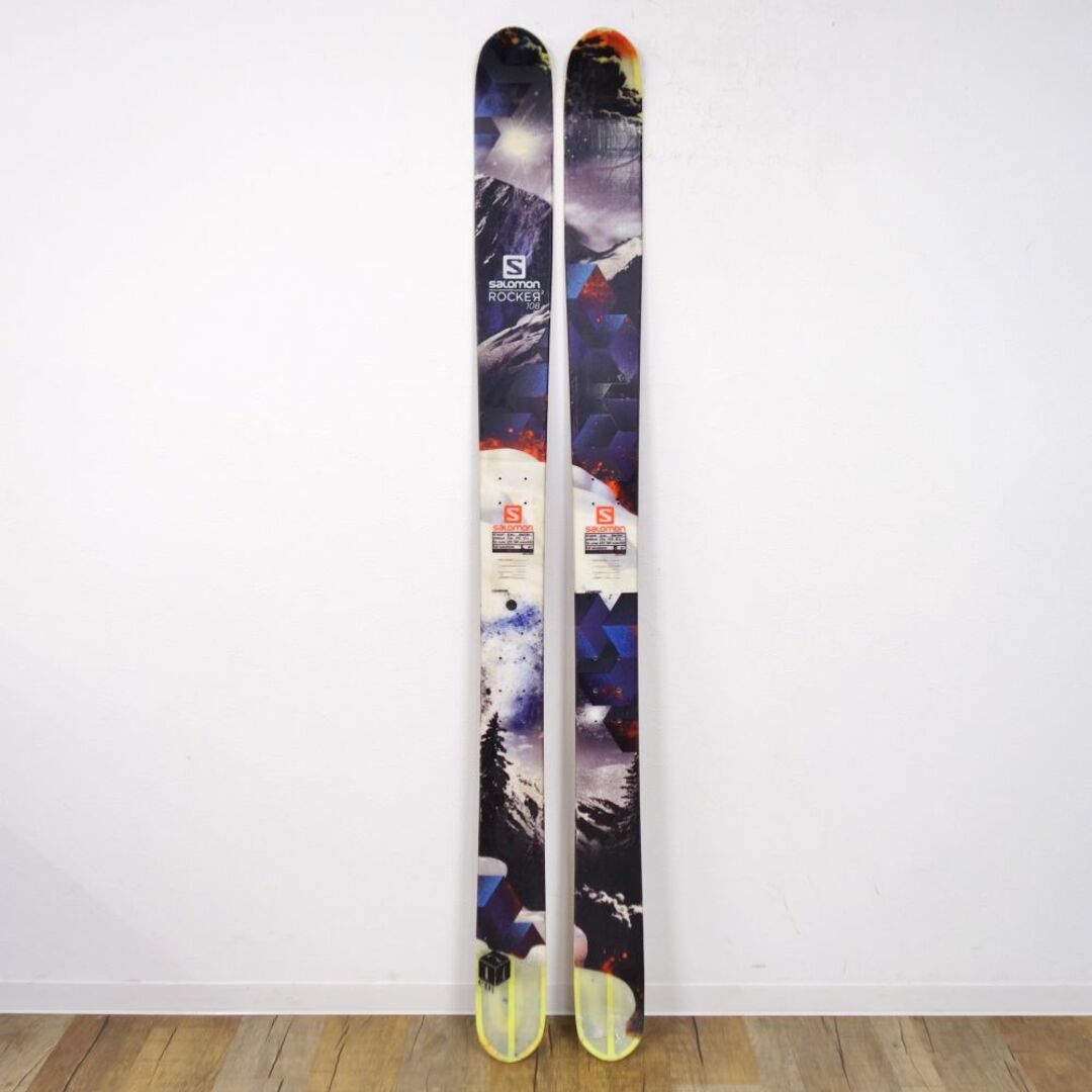 なしサロモン SALOMON ROCKER2 ロッカー 174cm センター108mm スキー板 ファット フリーライド バックカントリー パウダー