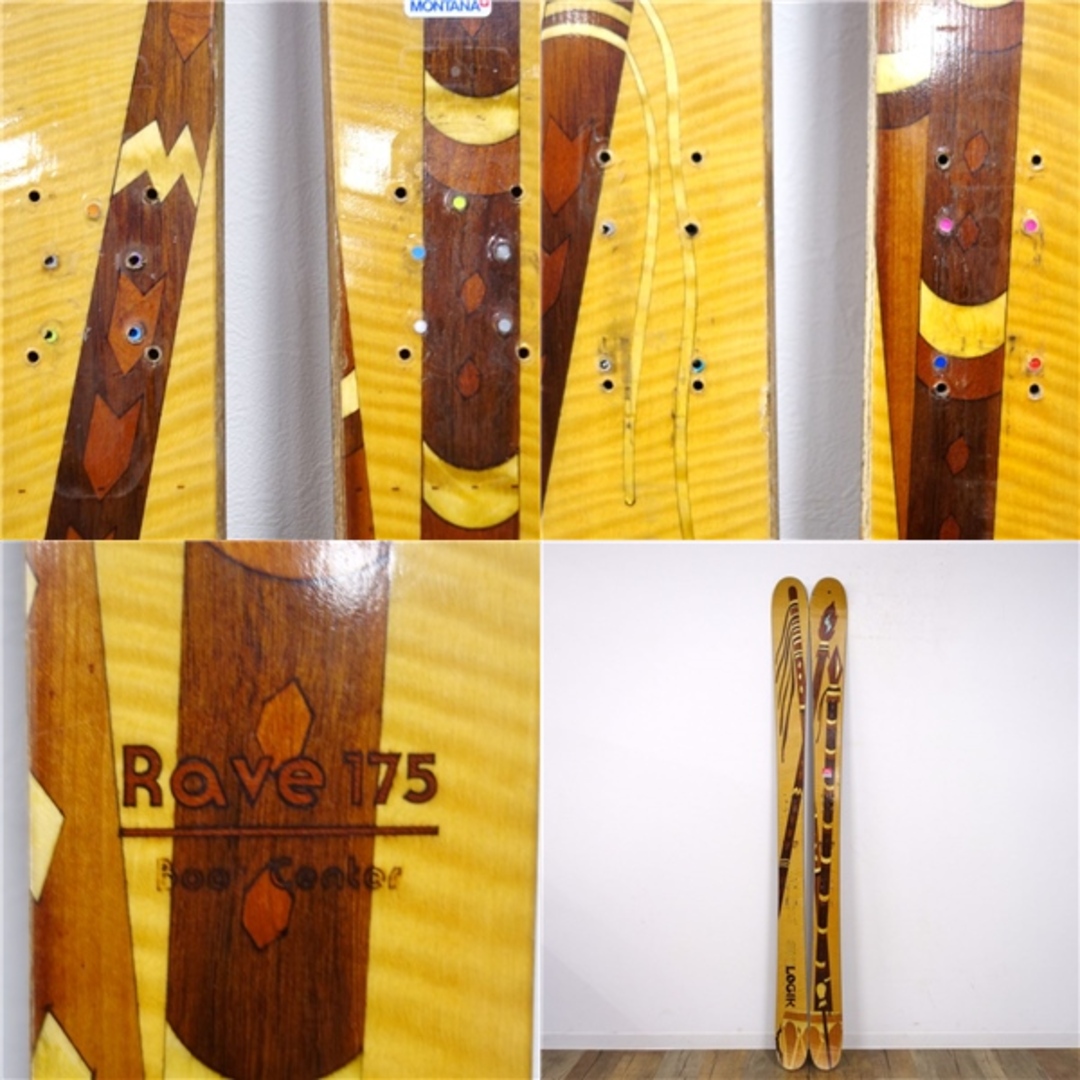 スキーロジック SKI LOGIK Rave 175cm センター92mm スキー板 スキーロジック SKI LOGIK Rave 175cm センター92mm スキー板