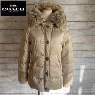 COACH - 極美品 コーチ ダウンジャケット シグネチャー ターンロック