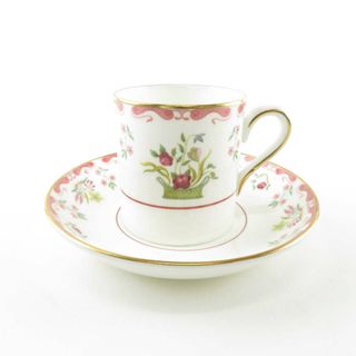 ウェッジウッド(WEDGWOOD)の未使用 WEDGWOOD ウェッジウッド ウィリアムズバーグ BIANCA デミタスカップ＆ソーサー 1客 ビアンカ ボンドシェイプ コーヒー SY7478A3 (グラス/カップ)