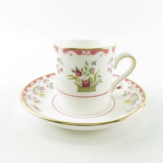 ウェッジウッド(WEDGWOOD)の未使用 WEDGWOOD ウェッジウッド ウィリアムズバーグ BIANCA デミタスカップ＆ソーサー 1客 ビアンカ ボンドシェイプ コーヒー SY7479A3 (グラス/カップ)