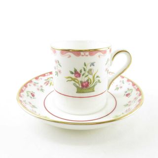 ウェッジウッド(WEDGWOOD)の未使用 WEDGWOOD ウェッジウッド ウィリアムズバーグ BIANCA デミタスカップ＆ソーサー 1客 ビアンカ ボンドシェイプ コーヒー SY7480A3 (グラス/カップ)