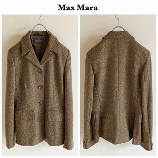 マックスマーラ(Max Mara)のマックスマーラ ウィークエンド ヘリンボーン ツイード テーラードジャケット(テーラードジャケット)